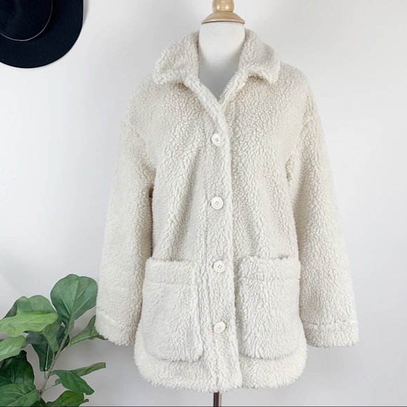 NEW Madewell Sherpa Walton shirt jacket coat. MA316 - Picture 3 of 12